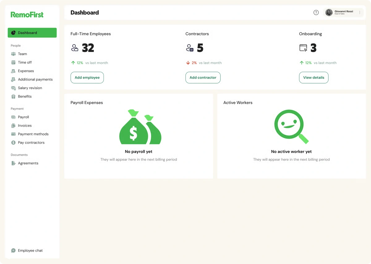 RemoFirst platform dashboard 2