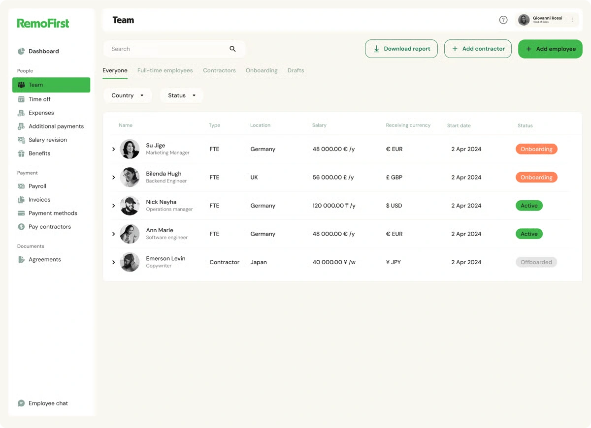 RemoFirst platform dashboard 5