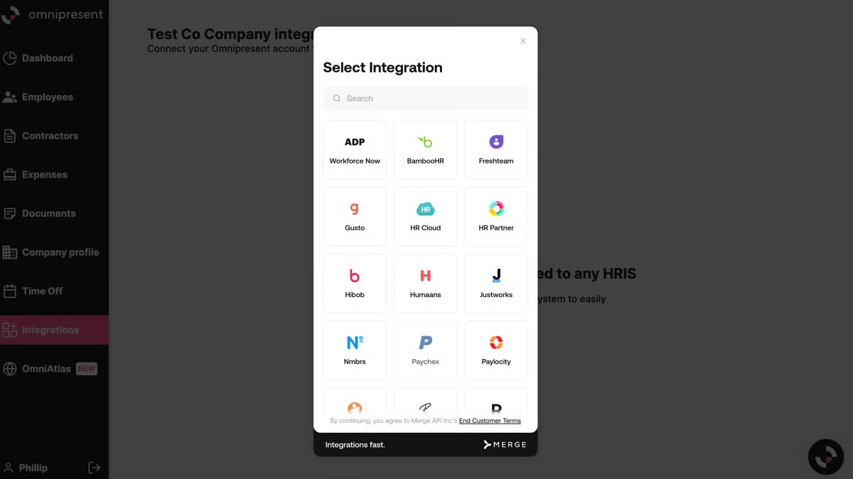 Omnipresent platform dashboard 3