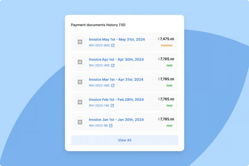 Deel platform dashboard 2