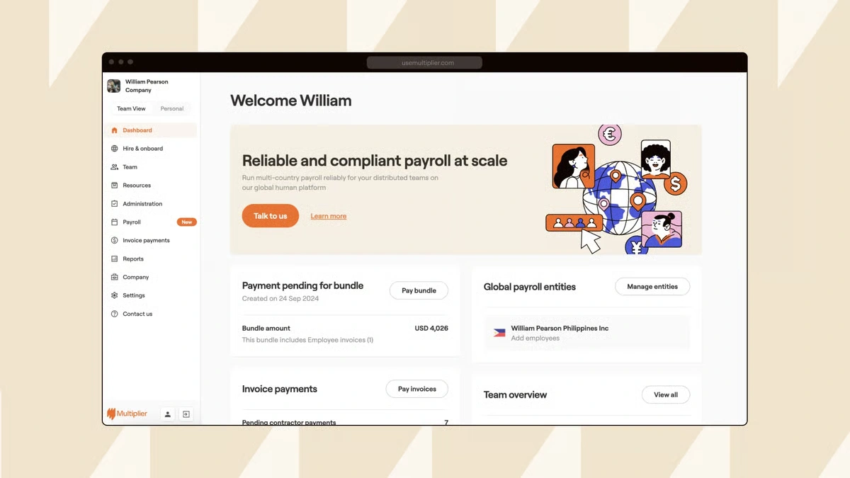 Multiplier platform dashboard 1