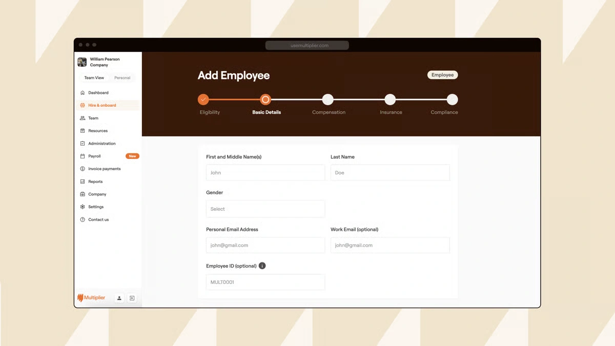 Multiplier platform dashboard 2